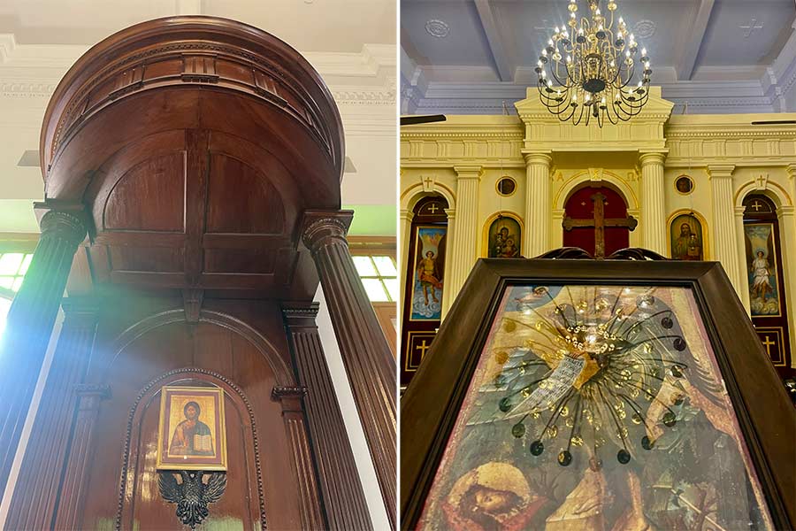Even with the language barrier, the faithful filled the pews and the Greek Orthodox Church became Kalighat's new ‘Bhogobaner jaayga’ 