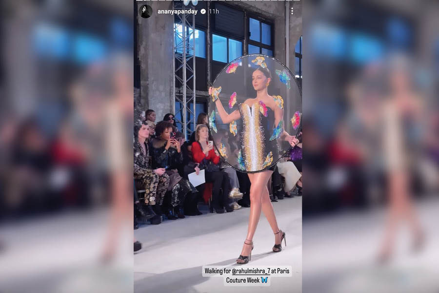 Ananya Panday | Ananya Panday makes her Paris Haute Couture Week debut ...