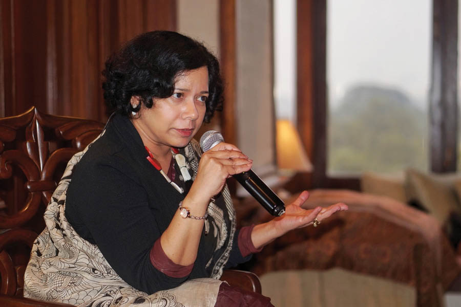 Nandini Das was the latest guest at An Author’s Afternoon, organised by Prabha Khaitan Foundation at Taj Bengal