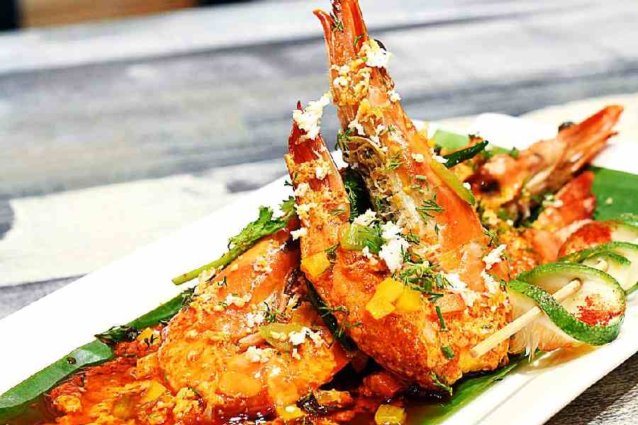 Skinner’s Prawn Curry is an Anglo-Indian prawn dish that originated in 1803 from the mess of a regiment in Calcutta, named after Colonel James Skinner