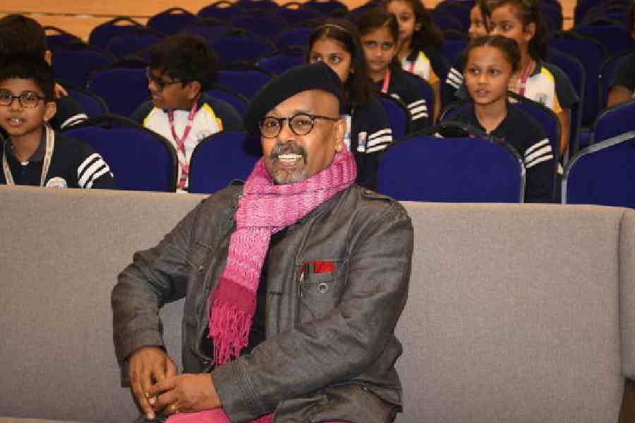Paresh Maity at RP Goenka International School on January 19