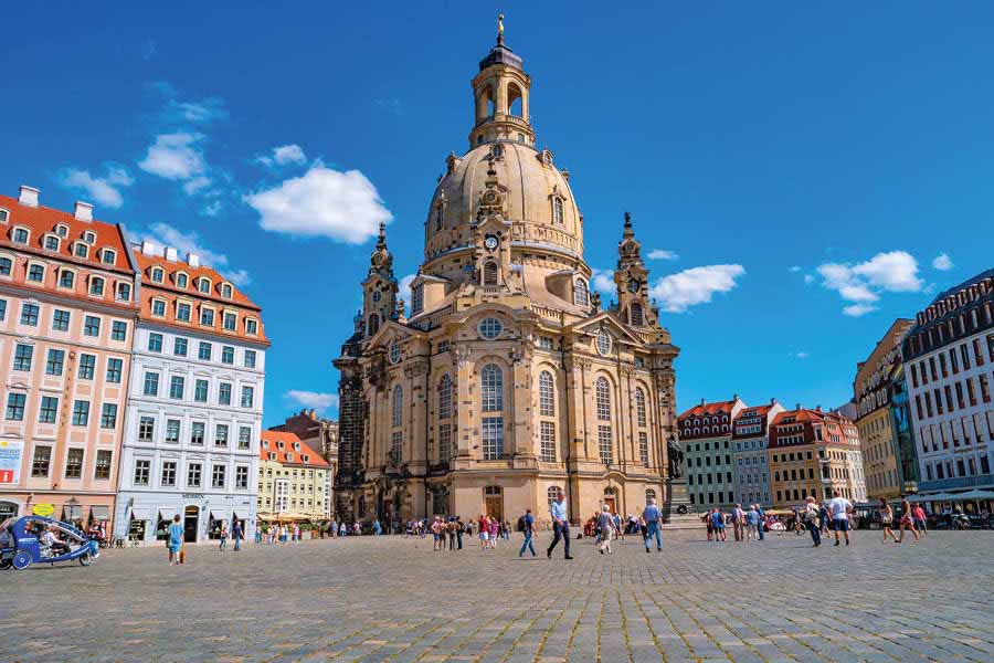 Nowhere is Dresden’s new lease of life more evident than the Frauenkirche, Dresden’s most iconic landmark 