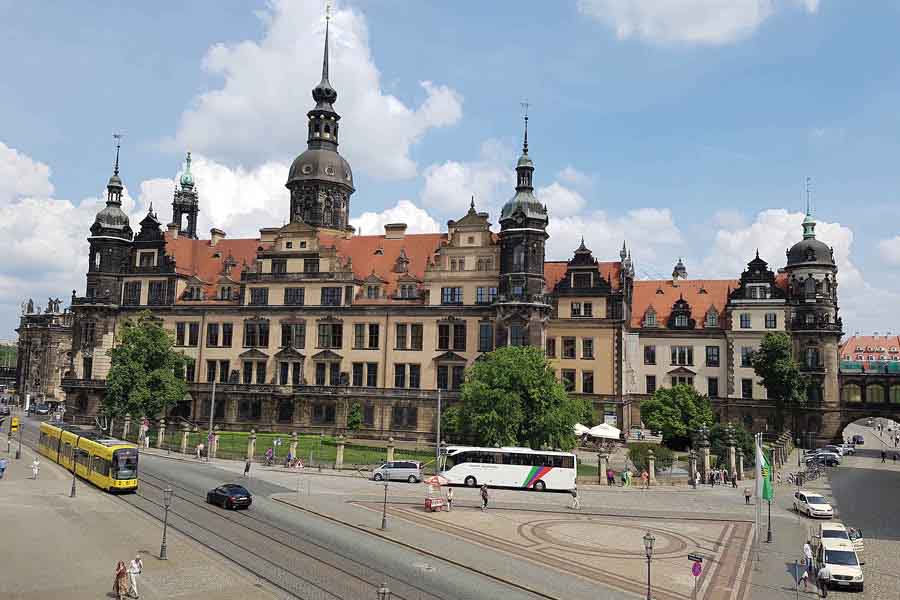 The Dresden Castle or Royal Palace is an integral part of the city's panoramas 