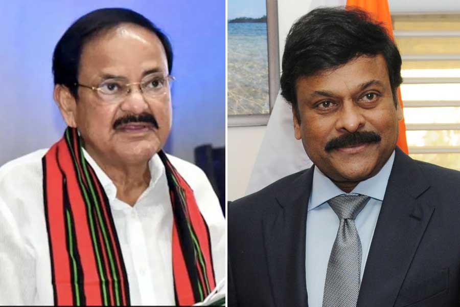 Actor Chiranjeevi reacts, thanks former Vice President Venkaiah Naidu for Padma award