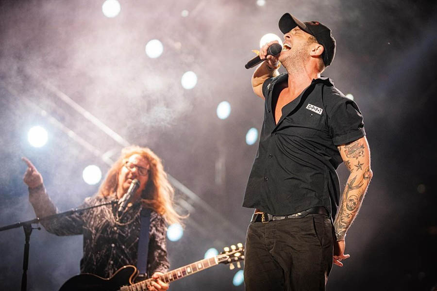 Pop-rock band OneRepublic performed their hit songs Stop and Stare (2007), Counting Stars (2013), Good Life (2009) and Lose Somebody (2020) at the event amidst loud cheers from fans.