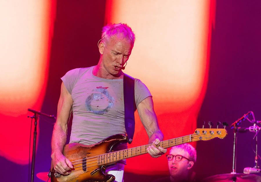 Sting belted out a medley of 16 hit songs during his performance that lasted one and a half hours. The English musician, who used to play the bass guitar for the rock group The Police, strummed his guitar alongside chartbusters like Every Breath You Take, So Lonely, Desert Rose and Shape of My Heart.
