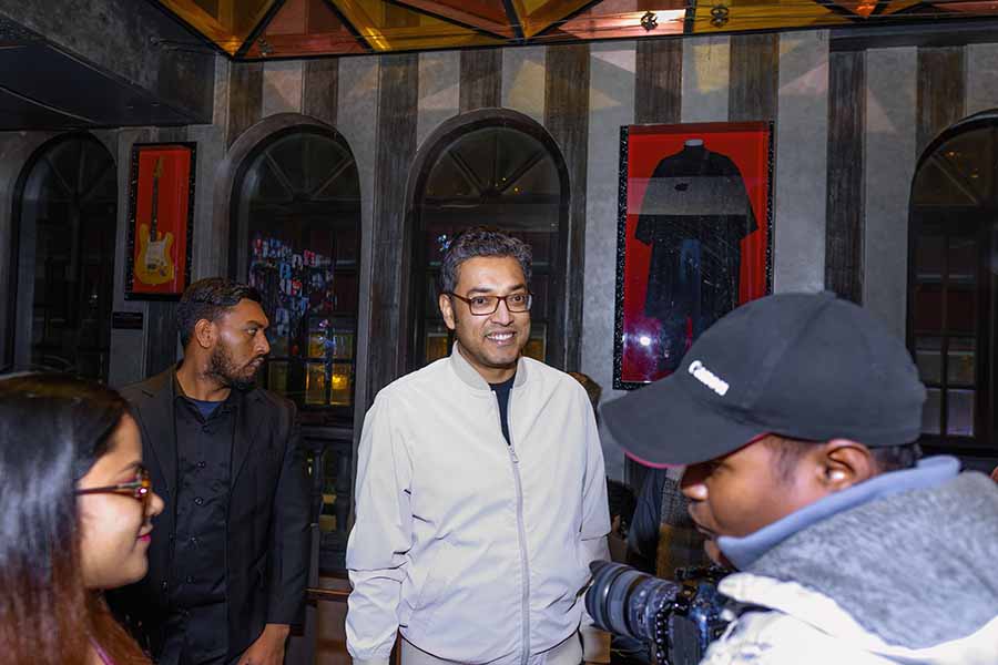 Singer-songwriter and music director Anupam Roy also graced Rupam’s birthday with his presence. “During my career, I have worked extensively with Rupam and I am really glad I could be here to celebrate this special day,” he said