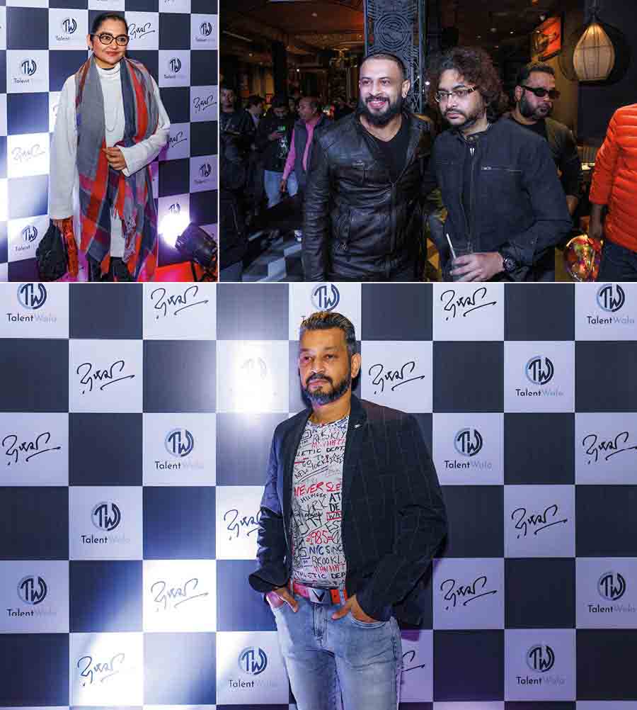 (Clockwise) Also spotted were actor and member of the legislative assembly June Maliah, actor and avid cyclist Anindya Chatterjee and filmmaker Satrajit Sen