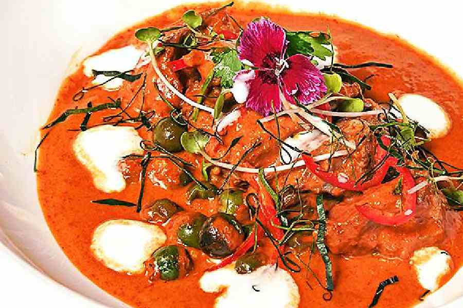 Lamb Panaeng Curry has tender lamb cooked gently in a thick and flavourful Thai red curry