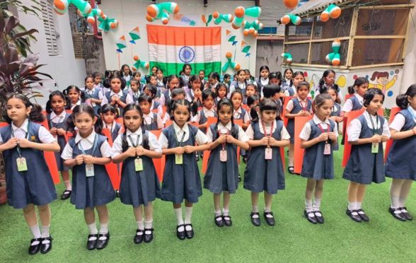 On the auspicious occasion of India's 75th Republic Day, the students of Mahadevi Birla Shishu Vihar commemorated the historic moment when the country became an independent republic with the enactment of the Constitution