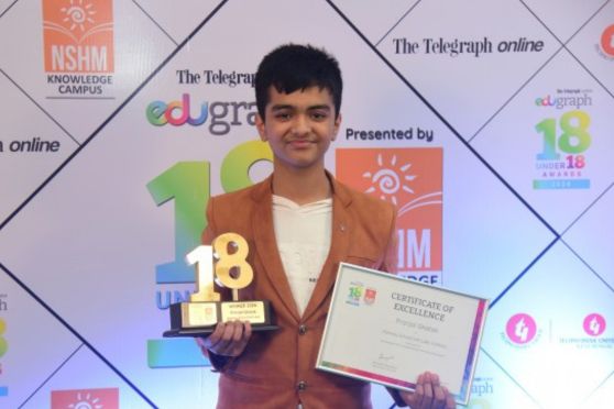 Pranjal Ghatak, Flautist, Winner of The Telegraph Online Edugraph 18 under 18 awards