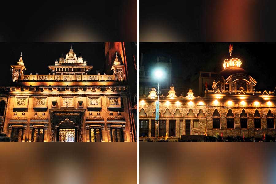 The updated looks of Ishwar Kalachand Jiu Mandir and Kapalitala Kali Mandir.