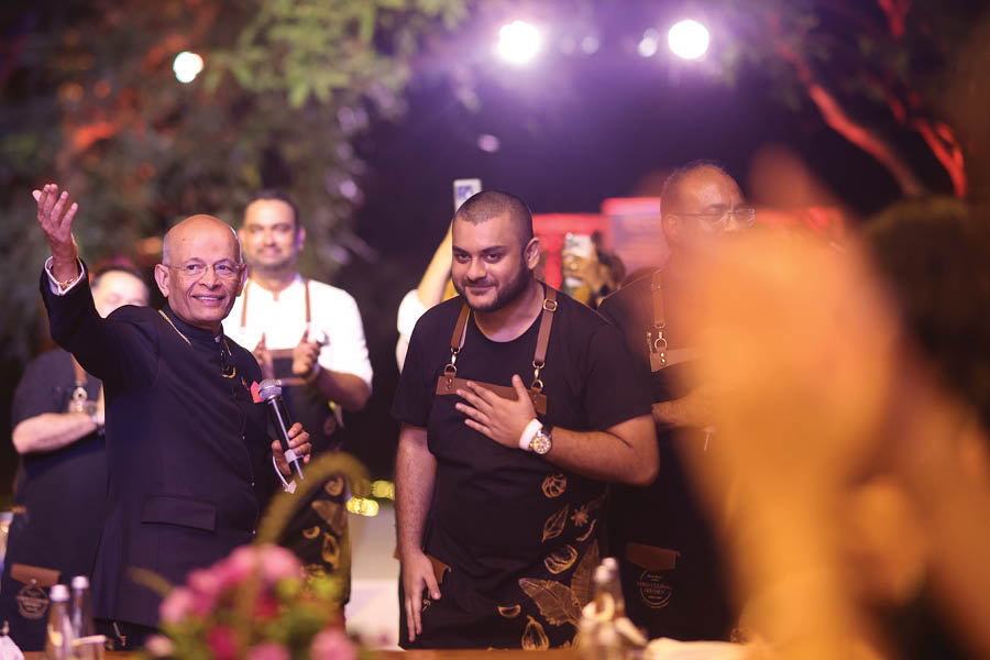 Mr Hanu Reddy with chef Auroni Mookerjee of Kolkata’s Sienna Cafe