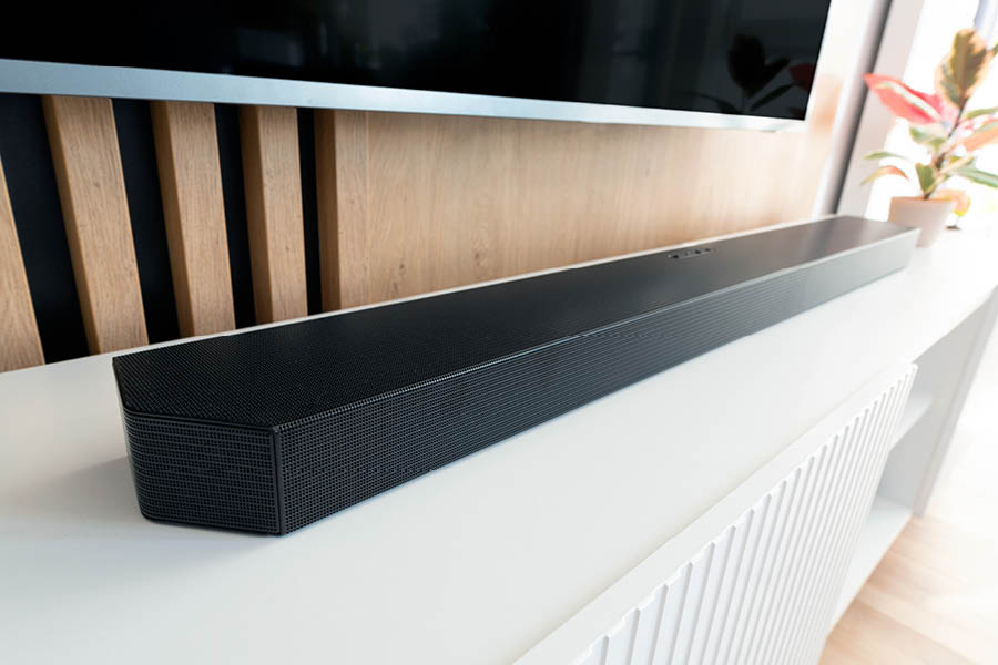 One of the obvious benefits of a soundbar is space saving and the overall aesthetic