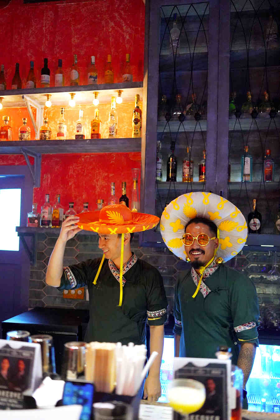 The tittora cocktails were the drinks the guests looked forward to the most. With BARC being No. 100 on Asia’s Best Bars 2023 list, June 15 made for a memorable night. Above, the two mixologists in sombrero hats