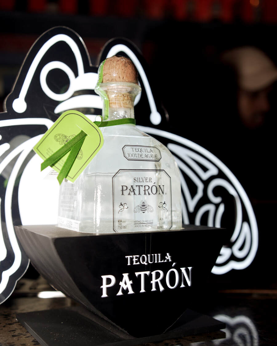 Patron Tequila was the celebratory spirit of the night 