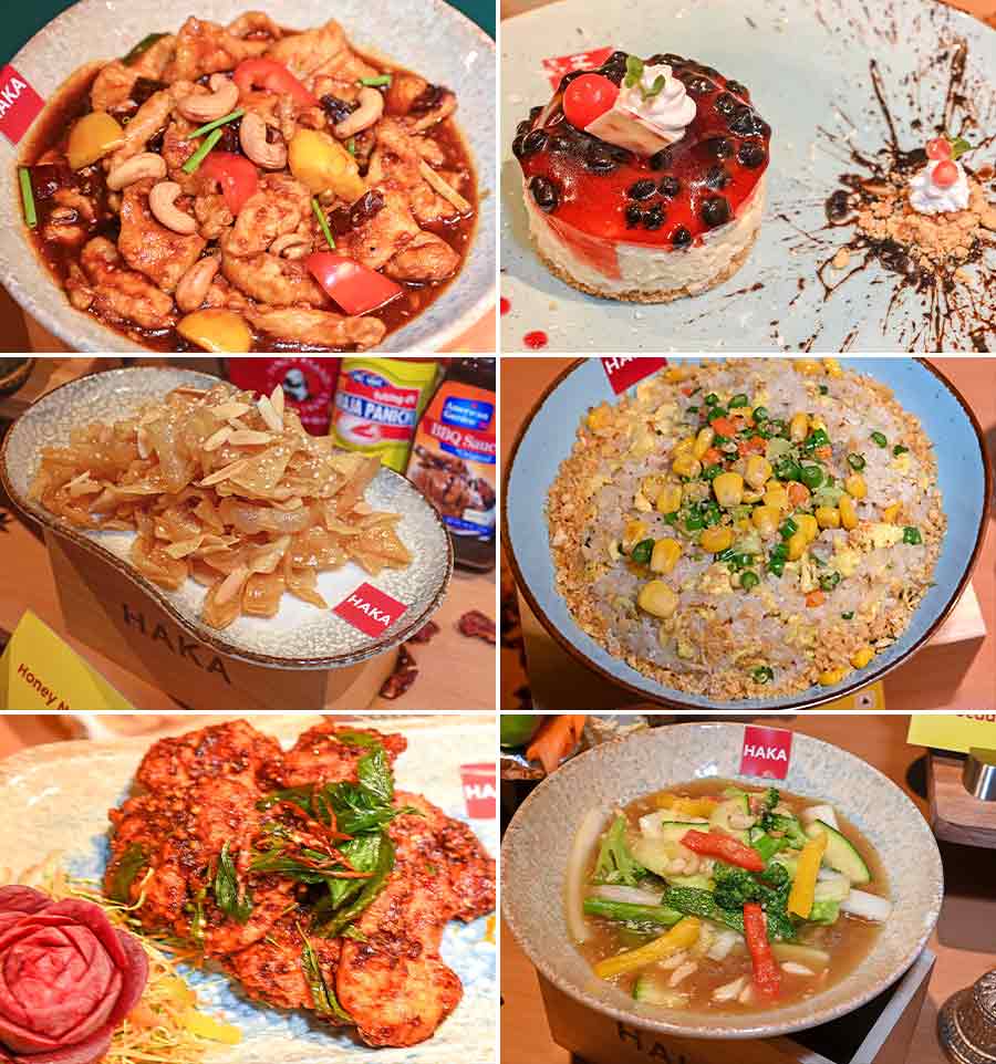 All the favourites and signature dishes are still on the menu including Drums of Heaven Hong Kong-style, Kung Pao Chicken, Bekti Soy Chilli Garlic and more. New additions include specially curated pan-Asian flavours with dishes like  sushi, Velvetty Chicken with Dry Red Chillies and Cashew Nut, Hot Basil Fish, Stir-fried Chinese Greens, Butter Garlic Jasmine Fried Rice, Sizzling Stone Pots, Honey Noodles, Blueberry Cheesecake and Mochi ice cream