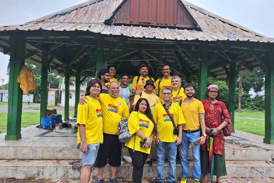 Pride walk | Rainbow in rainy Calcutta: Queer Heritage Walk celebrates ...