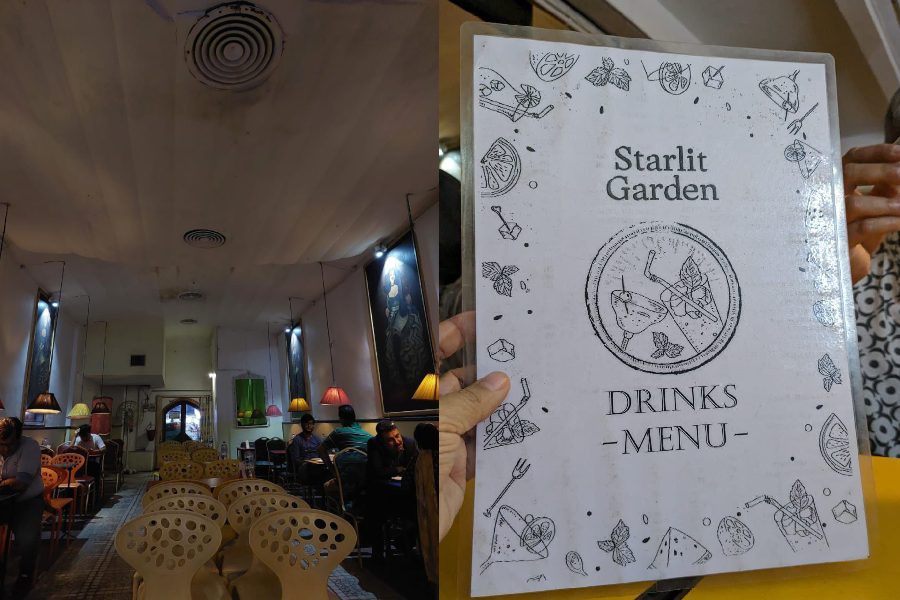 The menu of Starlit Garden 