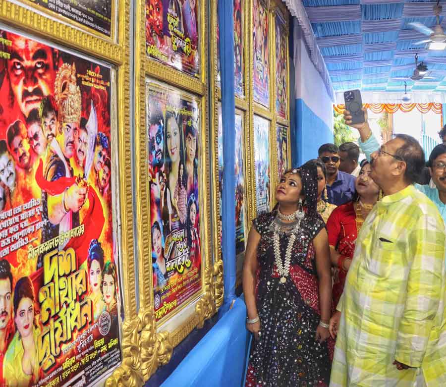 Minister Aroop Biswas inaugurated the Jatra Darpon at Paschimbanga Jatra Academy Bhavan on Sunday  