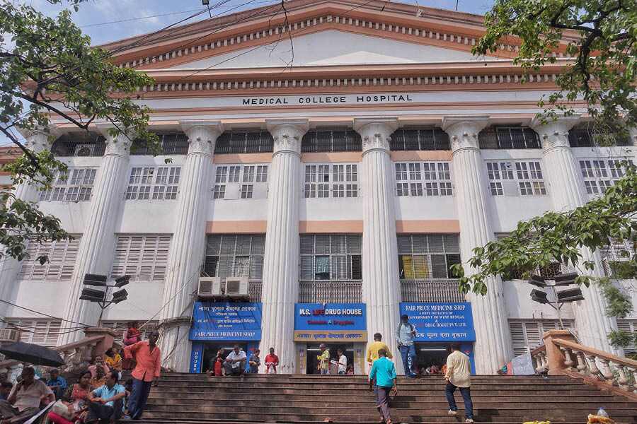 The grand staircase of the Medical College Hospital Kolkata has featured in many old Bengali film and inspired many a student to study at the institution
