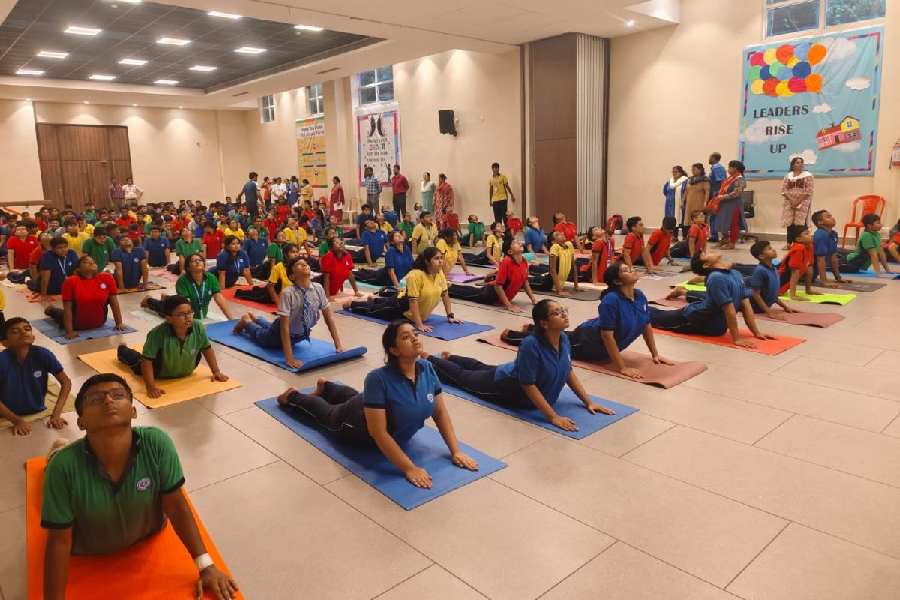 Yoga Day at PB Academic