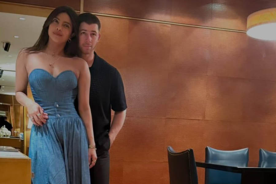 Priyanka Chopra Jonas (left) and Nick Jonas (right)