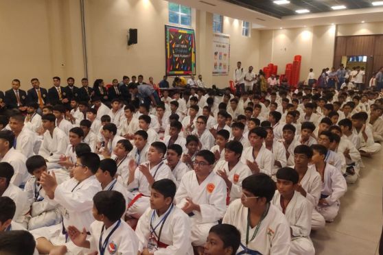 Participants, both boys and girls from various schools and institutions showcased their prowess in both kata (form) and kumite (sparring), leaving the audience in awe of their skills and determination.