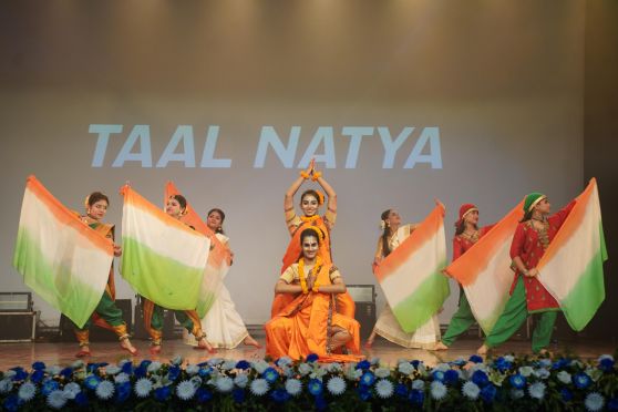 The grace and elegance of the 'natya' form was displayed on-stage.  