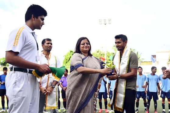 The presence of notable sports personalities like eminent footballer Rahim Nabi and former cricketer Ashok Dinda added to the celebration's charm.