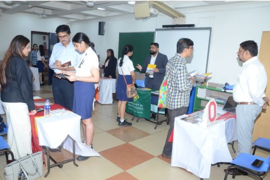 Students engaged actively with the representatives, posing pertinent questions about their academic interests and career aspirations. This interactive dialogue provided students with invaluable clarity, helping them gain a deeper understanding of potential academic paths and empowering them to make well-informed decisions about their future education.