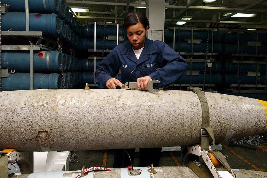 The MK-84 bomb can cause massive destruction to concrete and metal structures across a wide radius, making it unsuited for urban warfare