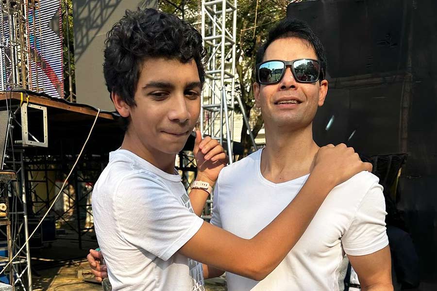 Sandeep with his son Nirvhan