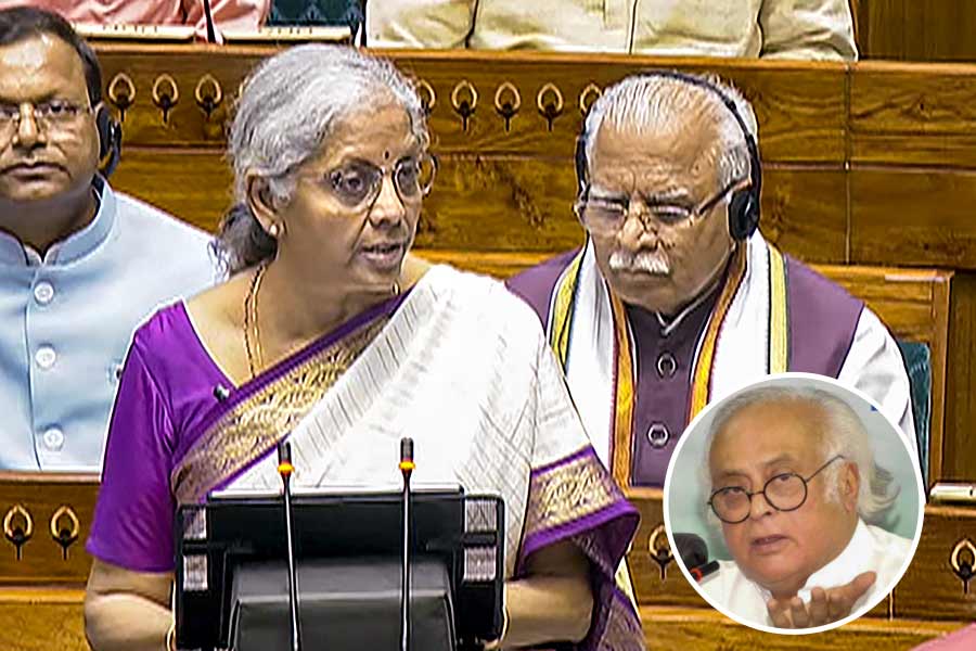 Union Finance Minister Nirmala Sitharaman presents the Union Budget 2024-25 in the Lok Sabha.