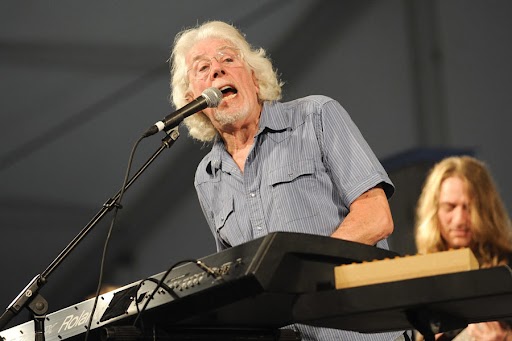 British musician John Mayall performs at the Jazz and Heritage Festival in New Orleans, on May 2, 2009