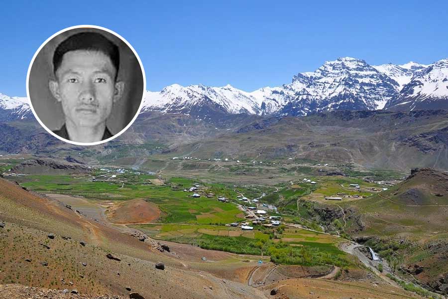 Point 4812; (inset) Lieutenant Keishing Clifford Nongrum