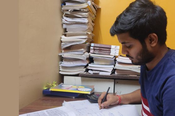Aman has cracked the CA Final Examination with 53.5 percent marks