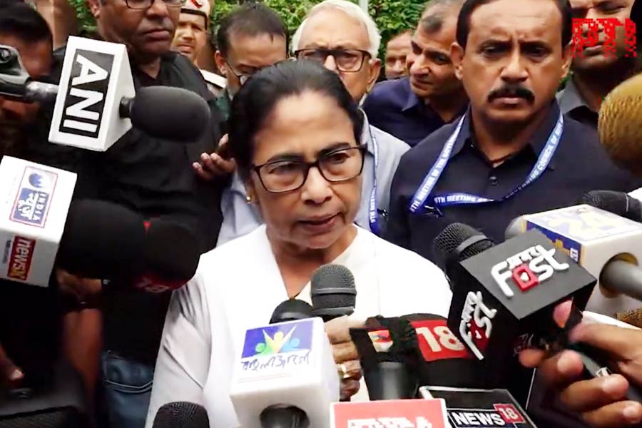 West Bengal Chief Minister Mamata Banerjee's walkout was premeditated and aimed at grabbing headlines: BJP - Telegraph India