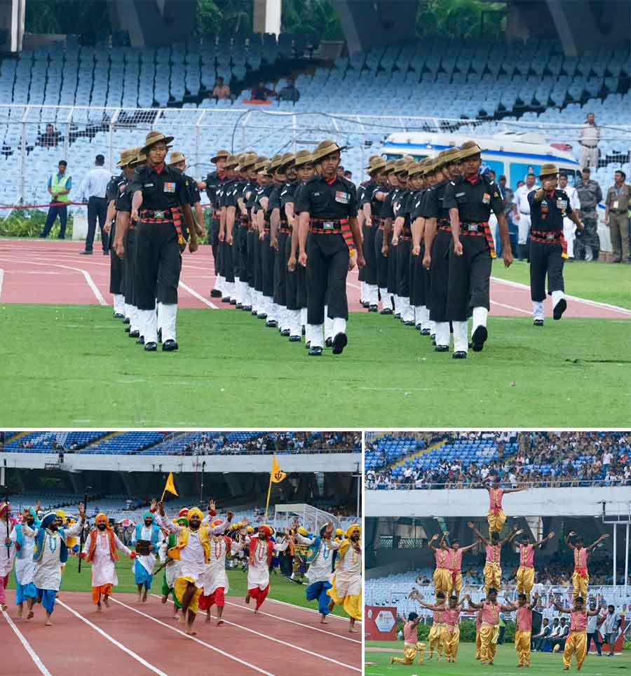 The inaugural ceremony of the Durand Cup was held at Vivekananda Yuba Bharati Krirangan on Saturday  