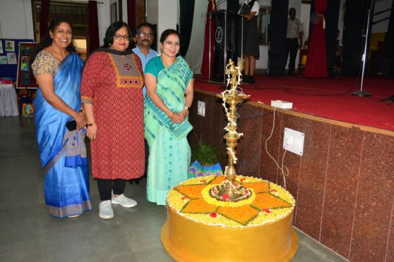 The Exhibition was inaugurated by the members of the School Managing Committee