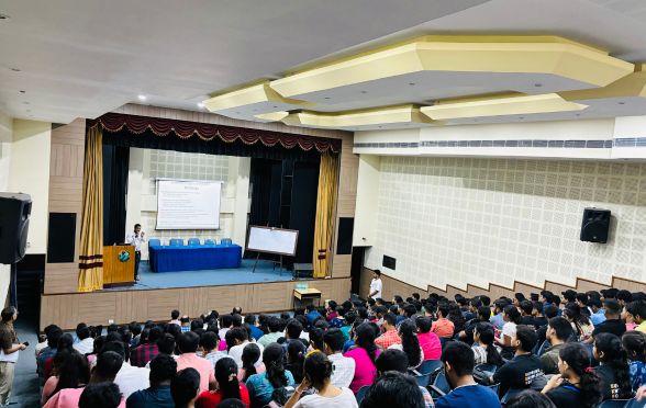 Mr Rehaman's extensive experience and passion for the subject were evident, captivating an audience that included students and faculty members from the ECE, EE, CSE, and IT departments.