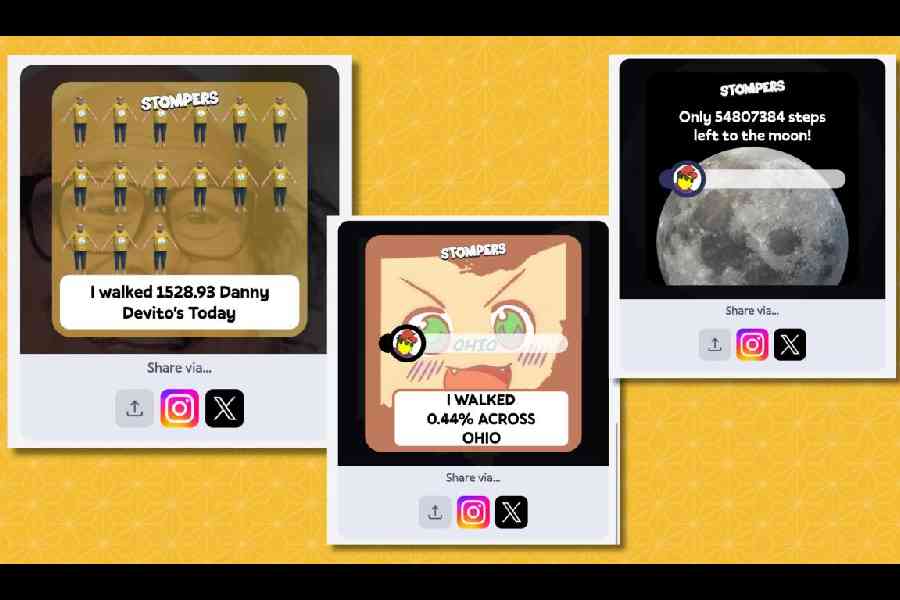 How many Danny DeVitos have you walked today? Find out by using the iOS app, Stompers