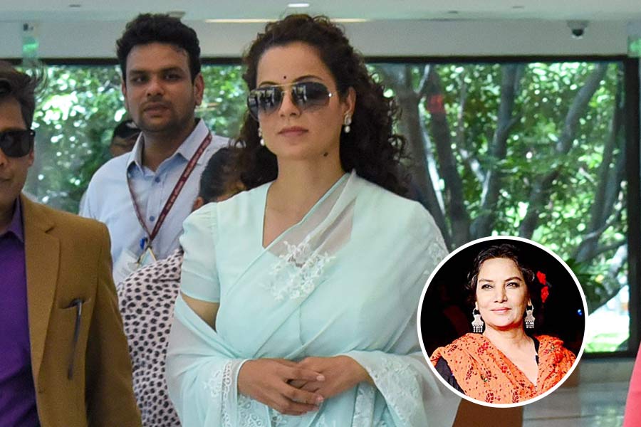 Kangana Ranaut (L) and Shabana Azmi