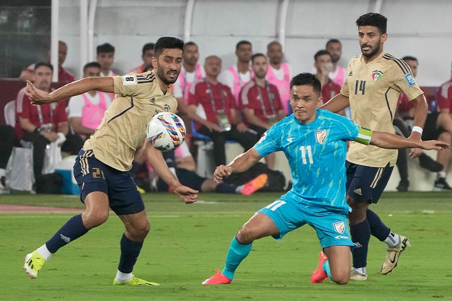 Chhetri left nothing in the tank, showing remarkable acceleration in going from defence to attack