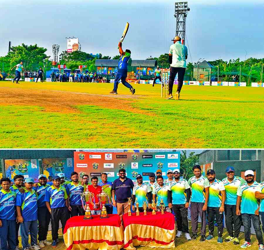Merlin Group launched a new annual summer cricket league for Kolkatans on Saturday. Christened ‘Club Pavilion T10 RWA SUMMER LEAGUE 2024’, the tournament will comprise 10-over limited 11-a-side cricket matches in which over 250 cricket enthusiasts will play for the winner’s trophy. The league consists a total of 37 matches to be played over three weekends till June 23