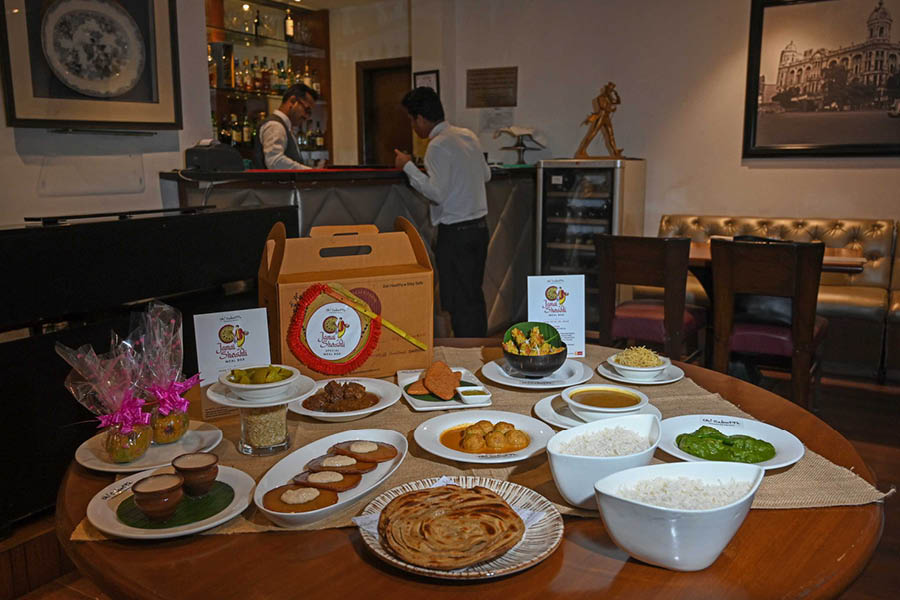 The Jamai Sashthi special meal box — for everyone who wants a taste of Oh!Calcutta on the special day but prefer takeaways or want to order in