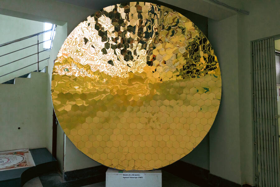 A 30-metre model of the optical telescope is also something that is sure to catch your eyes while walking through the length and breath of the museum. A 3-D show is included in the 100-rupee ticket that gives one a 3-D show filled with lovely sights from space and the international space station. The 11-minute-long show ends with a show of the Indian Centre for Space Physics doing a scientific balloon launch to study the sun and other compact strong sources in X-ray. The museum is curated by Sandip K Chakrabarti, a professor who founded the Indian Centre for Space Physics and is also its director