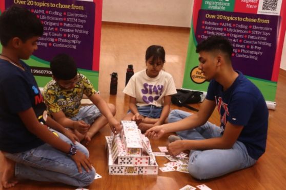 The three-day card stacking workshop, ‘Towering Creations: The Art of Card Stacking’, was held from June 6 to 8, 2024.