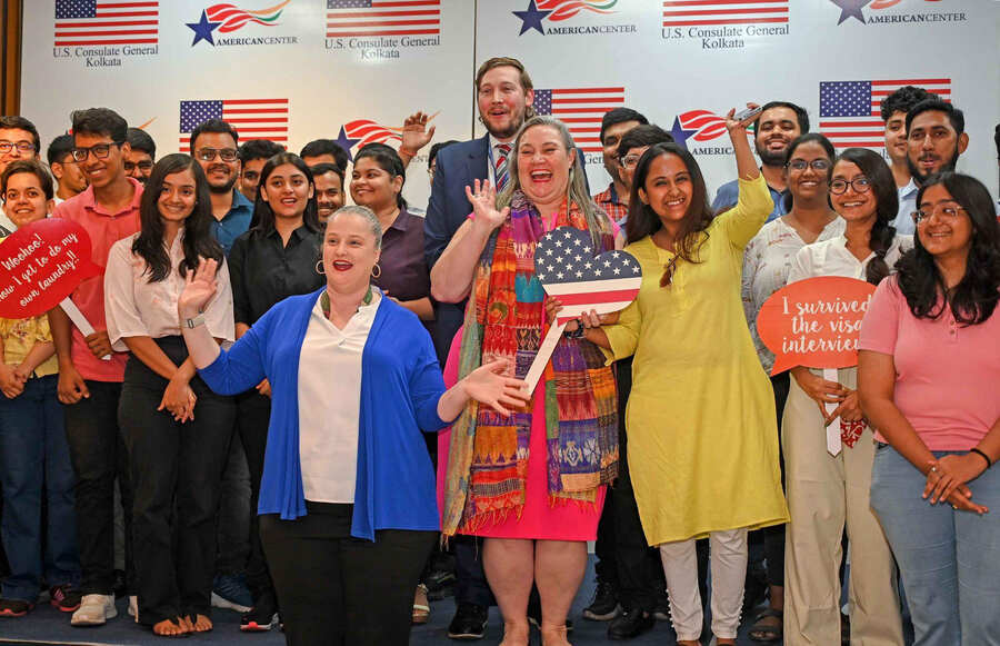 An event held at the American Center in Kolkata on June 13 celebrated the US Mission to India’s interview of over 3,900 student visa applicants in the city and other locations of the country during the 8th Annual Student Visa Day. It emphasised the strong commitment to higher education and the growing ties between the United States and India