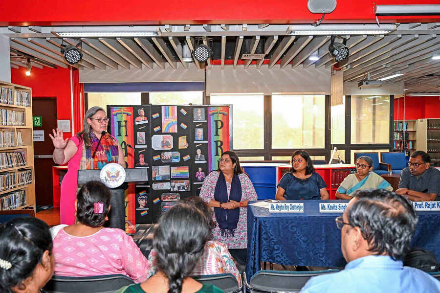 US consul-general Melinda Pavek addressed parents, explaining the benefits of sending their children to the US for higher education